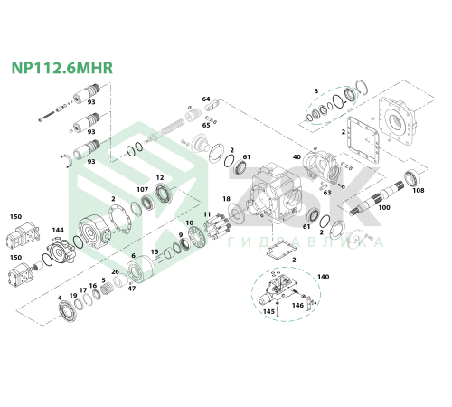 NP112.6MHR Распределитель M
