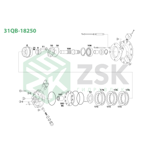 31QB-18250 SWING MOTOR