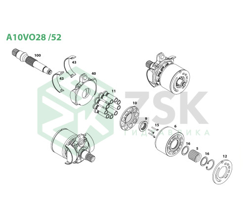 A10VO28 /52 Регулятор DFR